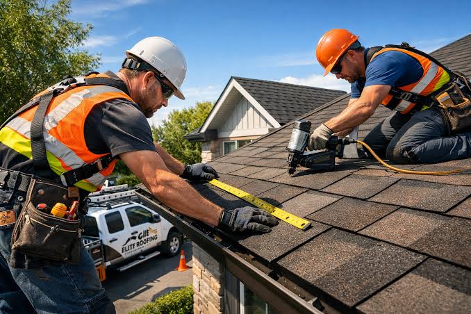 Ironclad Roofs team providing professional roofing service